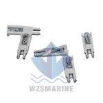 Marine telephone indicator light gate plate bubble glass