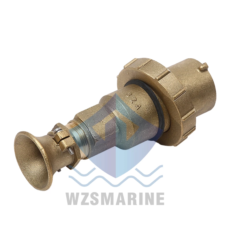 Marine lighting fixtures, copper high current watertight plugs and sockets CTS CZS