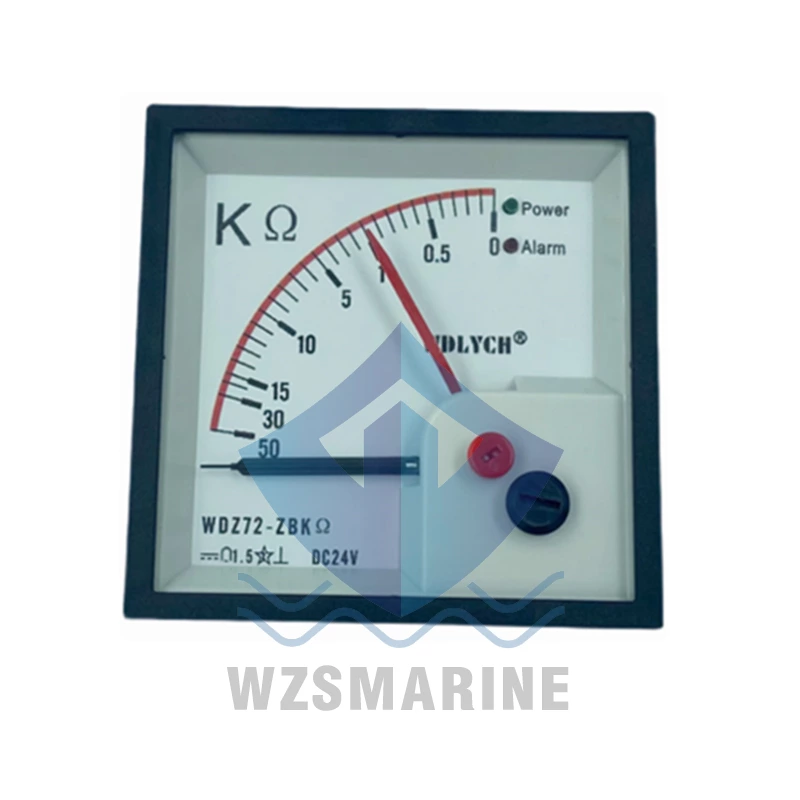 WDLYCH Marine DC 24V Insulation Tester WDZ96-BMΩ WDZ72-BMΩ